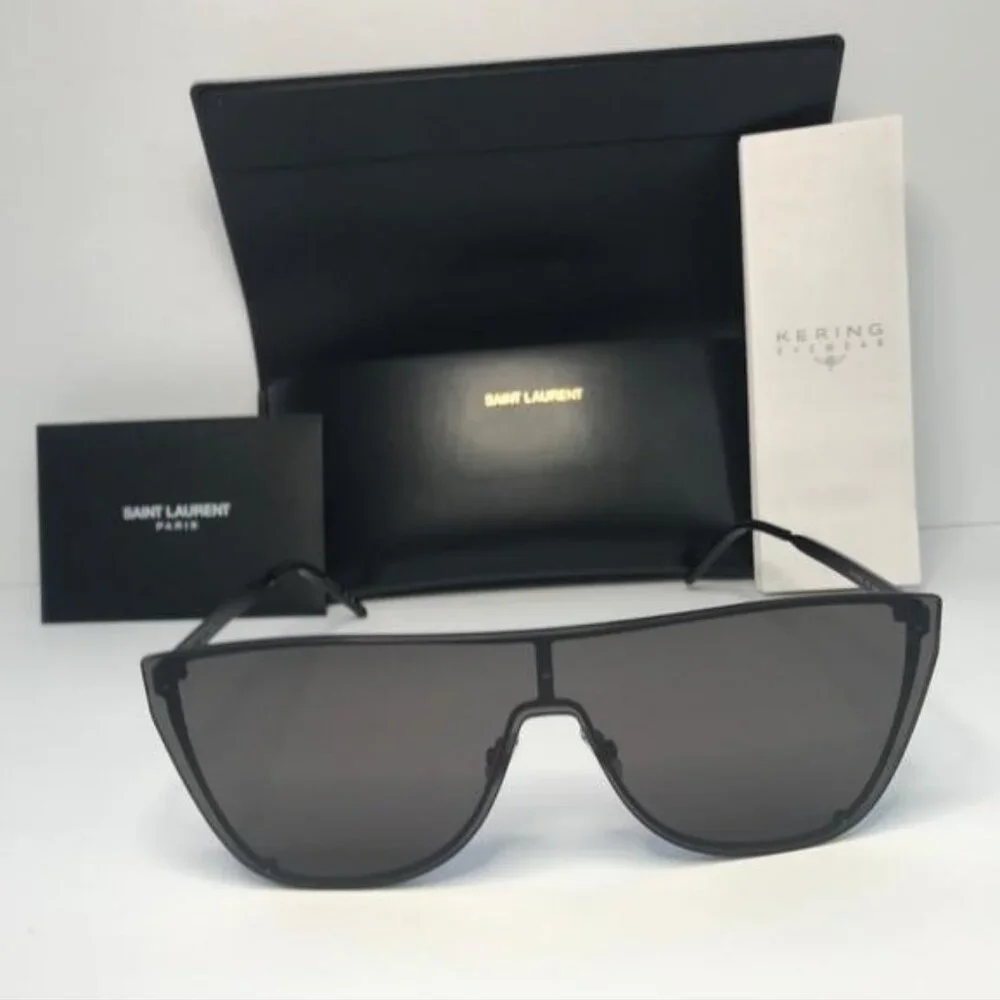 New Authentic SAINT LAURENTSL 1 Mask Sunglasses